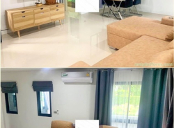 รพ.วิภาราม บ้านหลังมุม 2 ชั้น 4 นอน ต้อนรับต่างชาติ เฟอร์หรูครบ 4นอน 5แอร์  อมตะนคร 5.1 กม.  3 น้ำ 39 ตร.วา.282 ตร.ม.หรูรา  