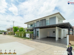 บ้านเดี่ยว บุราสิริ ราชพฤกษ์ - 345 ขนาด 91 ตร.วา หลังมุม ใกล้ Clubhouse แบบบ้านใหญ่ที่สุดในโครงการ บ้านสวย พร้อมย้ายเข้า