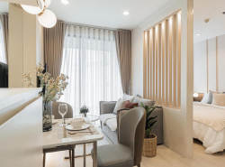 ขายด่วนIDEO Q Ratchatewi ห้องรีโนเวทใหม่ เฟอร์นิเจอร์ไม้สวยๆ ขายราคา 5.9 ล้านบาท