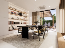 BH3282 ให้เช่าบ้านหรู โครงการ นันทวัน พระราม 9 - ศรีนครินทร์ แบบบ้าน Achievement (M Size) บ้านหรู 3 ชั้น พร้อมลิฟต์ส่วนตัว