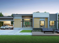บ้านสไตล์โมเดิร์นโคซี่ ลดราคาพิเศษเหลือเพียง 2.85 ล้านบาท สันทราย ขายต่ำกว่าราคาประเมิน