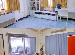 ถ.นิมิตรใหม่40 ให้เช่า บ้านเดี่ยว 2 ชั้น 5นอน 3 น้ำ รพ.คลองสามวา 1.8 กม. จัดเต็มเฟอร์ เครื่องใช้ไฟฟ้า 48 ตร.วา.240 ตร.ม..3 แอร์ 