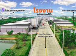 ขายโรงงาน โกดัง ออฟฟิศ สร้างใหม่ ย่านคลอง 8 ถนนลำลูกกา หน้าโครงการมี 7-11
