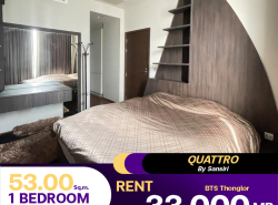 ขายด่วน Condo คอนโด Quattro By Sansiri1 ห้องนอน 1 ห้องน้ำ  ห้องตกแต่งมาพร้อมเข้าอยู่ สิ่งอำนวยความสะดวกครบ