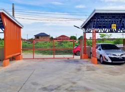 BS 386  ขายกิจการลานจอดรถเนื้อที่ 200 ตารางวา ถนนลาดกระบัง ใกล้สนามบินสุวรรณภูมิ