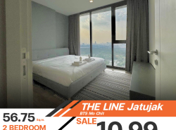 ขายลดราคาพิเศษ คอนโด The Line Jatujak 2 ห้องนอน 2 ห้องน้ำ 56.75 ตร.ม.ใกล้ BTS หมอชิต