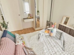 คอนโด The Next 1 รวมโชค ห้องรีโนเวทใหม่ 1 bedroom แยกห้องนอน พร้อมเฟอร์นิเจอร์ทั้งห้อง 