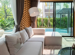 บ้านเดี่ยว Pool Villa พร้อมอยู่ พร้อมเฟอร์นิเจอร์Altitude Forest Onnut ลาดกระบัง  ใกล้นนานาชาติชาร์เตอร์
