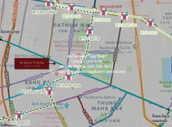 ให้เช่าคอนโด แอชตัน จุฬา-สีลม (Ashton Chula-Silom) MRT-สามย่าน, ชั้น 20 34 ตร.ม. 1 น 1 น้ำ ราคา 28,000 บาท/เดือน 
