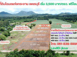 ขายที่ดินโฉนด 1 ไร่ แก่งกระจาน จ.เพชรบุรี เริ่มต้น 3,500 บาท/ตรว. (โฉน