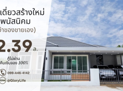 ขายบ้านเดี่ยวใหม่ ชลบุรี พนัสนิคม หนองเหียง ใกล้331 75.8ตร.ว. ฟรีโอน