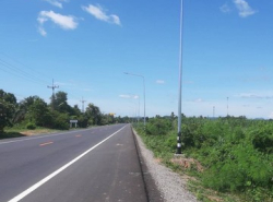 ขายที่ดิน67-5-45 ไร่ บ้านโป่งราชบุรี ติดถนนยางมะตอย2เลนหน้ากว้างติดถนน 400 เมตร