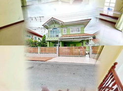 ให้เช่าคฤหาสน์ 2 ชั้น 3 นอน  ทำเลดี  Central West Gate 1.6กม.รร.จันทร์ทองเอี่ยม 700ม. 3 น้ำ1  65ตร.วา.250 ตร.ม.ตลาดกลางบางใหญ่ 