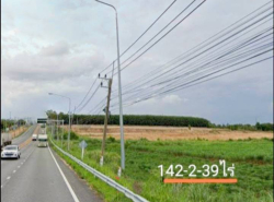ขายที่ดินเขาคันทรงศรีราชา​ ผังม่วงลาย บนเนื้อที่  142-2-39ไร่ ติดถนน ชบ.เส้น3027 หน้ากว้าง 190 m.