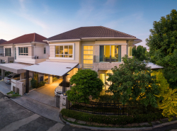 NTG745ให้เช่าบ้านเดี่ยว 2 ชั้น Bangkok Boulevard พระราม 9 ศรีนครินทร์ หลังมุมพื้นที่ใหญ่สุด
