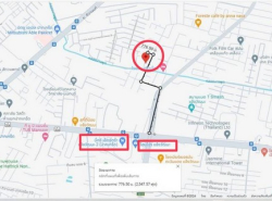 ที่ดิน 105 ตร.วา ใกล้รถไฟฟ้าสายสีชมพู สถานีเลี่ยงเมืองปากเกร็ด เพียง 900ม. และสถานีแจ้งวัฒนะ เพียง 1.5กม.