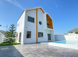 ขาย บ้านเดี่ยว  มีสระว่ายน้ำบ้านสร้างใหม่ สไตล์ นอร์ดิก 232.5 ตรม. 60 ตร.วา บรรยากาศดี สงบ ส่วนตัว