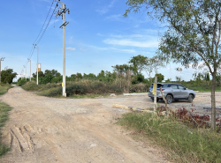 ขายที่ดินขนาด 4 ไร่ ใกล้สนามบินสุวรรณภูมิ  ตำบลคลองสวน อำเภอบางบ่อ จัง