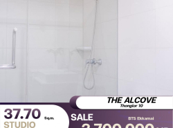 ขายพร้อมผู้เช่า Condo The Alcove ทองหล่อ 10✨ ห้องสตูดิโอ ห้องนั่งเล่นกว้างขวาง ขายราคา 3.7 ล้านบาท
