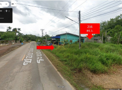 ขายที่ดินหลักแสน ติดถนนลาดยาง 2 งาน 6 ตร.ว. เหมาะสร้างบ้านอยู่หรือค้าขาย ต.บ้านนา อ.แกลง จ.ระยอง