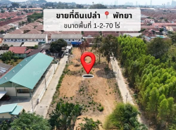 ขายที่ดินทำเลศักยภาพ พัทยา หนองปรือ ชลบุรี 1-2-70 ไร่