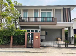 NTG763 ให้เช่า บ้านเดี่ยว ภัสสร เพรสทีจ จตุโชติ-วัชรพล เฟอร์นิเจอร์บิ้วอินทั้งหลัง เฟอร์ครบพร้อมอยู่ ใกล้ทางด่วนสุขาภิบาล5  ทางด่วนจตุโชติ