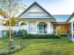 บ้านเดี่ยวชั้นเดียว สไตล์ญี่ปุ่น ตกแต่งสวย โซนดอยสะเก็ด