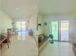 ศรีนครินทร์-เทพารักษ์ ตลาด อิ่มเจริญ เทพารักษ์ 1.1 กม.ทาวน์เฮ้าส์ 2 ชั้น หลังมุม 4 นอน 3 น้ำ 24 ตร.วา.192 ตร.ม..3 แอร์ ฟิตเนส สระว่ายน้ำ 