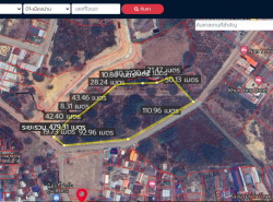 ขายที่ดิน 6 ไร่ 3 งาน 66.3 ตารางวา ที่ดินตัดแบ่งขายได้ น่าน  ที่ตั้ง :