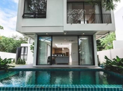 พูลวิลล่าสวยให้เช่า 120,000 บาท/เดือน​ 177 ตรว. 5 นอน 5 น้ำ โซนหางดง​ ตกแต่งสวย สไตล์โมเดิร์น พร้อมเฟอร์นิเจอร์ครบ พร้อมอยู่