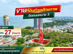 ขายที่ดินทำเลทอง ติดถนนสุขุมวิท ศรีราชา ชลบุรี