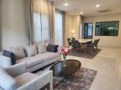 BH3325 ให้เช่าบ้านเดี่ยว สุดหรู นันทวัน NANTAWAN พระราม9-กรุงเทพกรีฑา Super luxury 2 ชั้น พื้นที่กว้างขวาง หน้าบ้านมีน้ำพุ