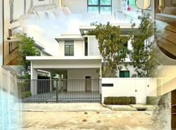 บ้านหรูบางนา รร.นานาชาติ ไทย-จีน 3.6 กม.เซ็นทรัล วิลเลจ หรูที่สุดพึ่งว่าง 4นอน จัดเต็มเฟอร์ 72 ตร.วา วิวสระว่ายน้ำ ให้เช่า  สุวรรณภูมิ