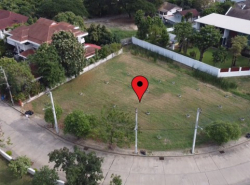 ขายที่ดิน หมู่บ้านวินด์มิลล์ พาร์ค บางนาตราด กม.10 (Windmill Park) ขนาด 414 ตารางวา แปลงมุมหน้าสวนริมน้ำ ใกล้Megaบางนา 