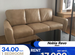 ว่างเช่าคอนโด Noble Revo Silom ห้องตกแต่งทันสมัย เฟอร์นิเจอร์ครบครัน