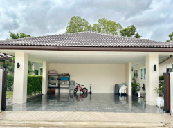 H28 เช่าบ้านชั้นเดียวสไตล์โมเดิร์นพร้อมสระว่ายน้ำ-ห้วยใหญ่