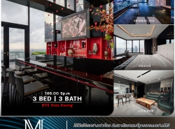 ให้เช่าคอนโด M Silom ห้อง Penthouses มาพร้อมกับเฟอร์นิเจอร์ และเครื่องใช้ไฟฟ้าครบครัน