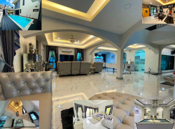 ให้เช่าคฤหาสน์หรู PoolVilla แอร์9ตัว 4นอน  ลดราคาครึ่ง จากแสนบาท ครัวฝรั่ง ครัวไทย ซาวน่า ให้เช่า 2ชั้น  121 ตารางวา 511 ตรม. 3 2คัน บางบอน3