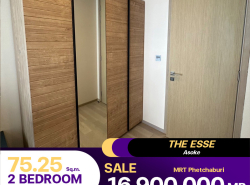ขายด่วน 2 ห้องนอน 2 ห้องน้ำ คอนโด The ESSE Asoke การเดินทางสะดวก เข้าถึงทุกสิ่งได้ง่าย