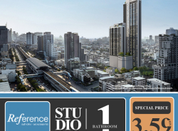 ขายด่วน คอนโด Reference Sathorn - Wongwianyai ห้องใหม่เอี่ยม  ห้องสตูดิโอ 1 ห้องน้ำ