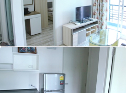เจ้าของขายเอง ขายคอนโดขาดทุน 28 ตรม. 1นอน  เฟอร์พร้อม คอนโดทำเลดีใหม่ S9 Condo ตึกD ชั้น3 สัมมากร MRTบางรักใหญ่ 100ม. ราชพฤกษ์ รัตนาธิเบศร์