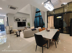 ให้เช่าบ้านเดี่ยว 3 ชั้นระดับ Luxury Pool Villa เนื้อที่ 80ตร.ว พื้นที่ใช้สอย 700ตร.ม  ถนนเลียบทางด่วนเอกมัย-รามอินทรา ราคาเช่า 500,000 บ/ด