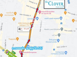 ขายคอนโด เดอะ โคลเวอร์ ทองหล่อ (The Clover Thonglor) ตึก B ชั้น 9 35.94 ตร.ม. 1 น 1 น้ำ ราคา 3.5 ล้านบาท 