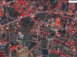 ขายที่เปล่าติดถนนดอนไก่ดี หน้ากว้างติดถนน 70 เมตร ผังเมืองสีเหลือง