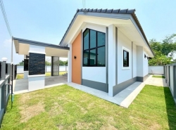 บ้านสวยสร้างใหม่ วิวทุ่งนา ใกล้ตลาดป่าเหมือด สันทราย