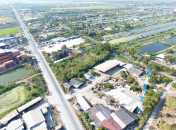ขาย ที่ดิน ติดถนนเลียบคลองมอญ 3 ไร่ 100 ตรว เหมาะทำการค้า KK