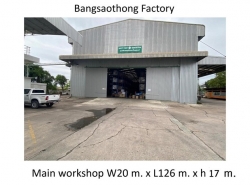 ให้เช่าโรงงานพร้อมอาคารสำนักงาน 5 ไร่ 3 งาน พื้นที่สีม่วง พร้อมใบ รง. 4 บางนา-ตราด กม.23 สมุทรปราการ