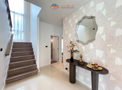 บ้านบุราสิริ กรุงเทพกรีฑา บ้านเดี่ยว 2 ชั้นตกแต่งสไตล์รีสอร์ท พื้นที่ใช้สอยเยอะ ตำแหน่งดี ลมเย็นสบาย