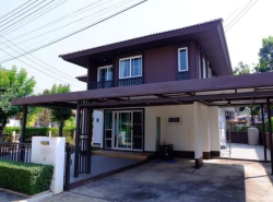 บ้านเดี่ยว 2 ชั้น ทำเลดี แปลงหัวมุม โครงการ บุราสิริ สันผีเสื้อ
