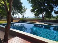 ขายที่ดินสวย พร้อมบ้านมีสระว่ายน้ำ ขอบอ่างเก็บน้ำชากนอก พัทยา TP-H0815